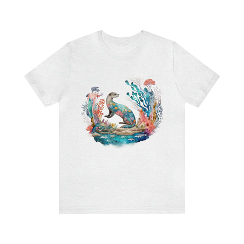 Oceanic Dreams - Short Sleeve Tee Ash